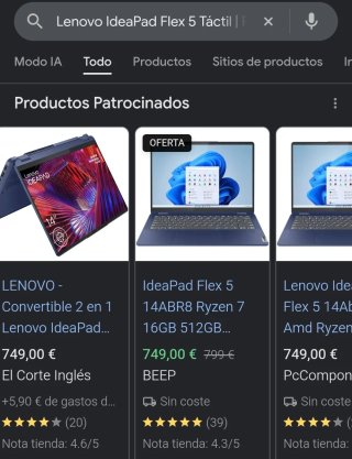 Lenovo IdeaPad Flex 5 Táctil Ryzen 5