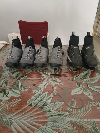 Zapatillas Ciclismo Térmicas NW y 3 pares de calas
