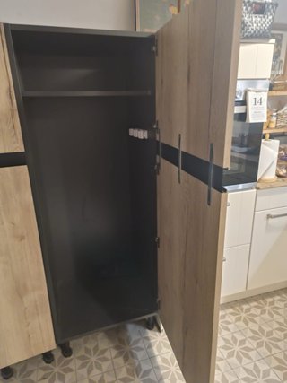 Dos armarios Almacenaje Cocina Madera y Metal