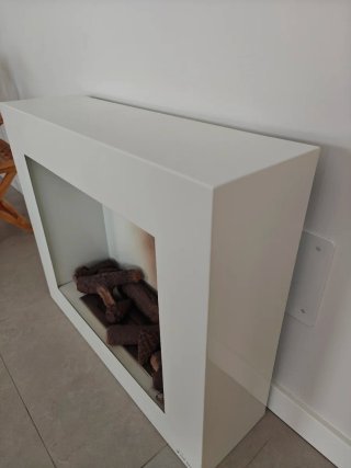 Chimenea Bioetanol Pur Line Blanca