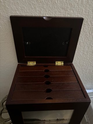 Caja de madera para fotos
