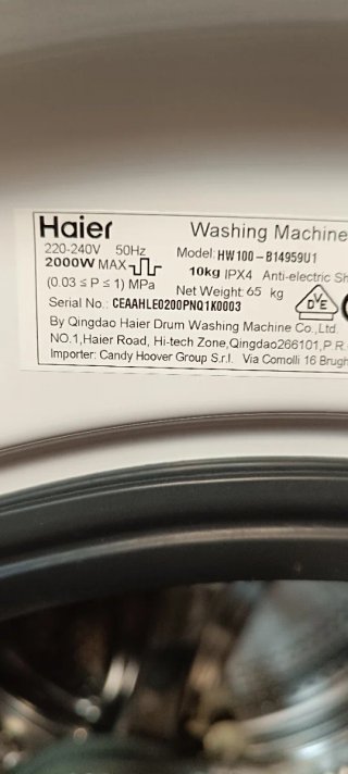 Lavadora Haier 10kg