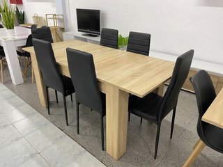 Mesa extensible con 6 sillas + Envio - Chollo