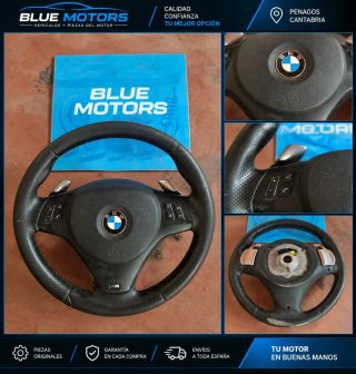 Volante BMW E9X E8X Pack M con levas