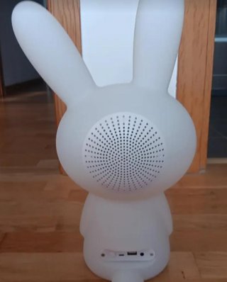 Altavoz Conejito Bluetooth Azul y Blanco