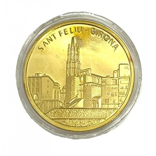5 Medallas Conmemorativas Girona Monumental Besalú