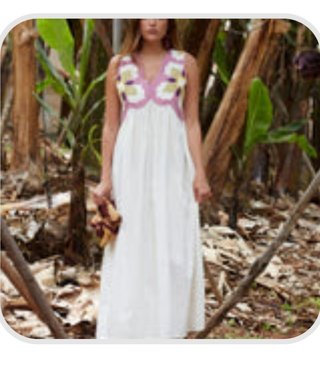 Vestido Coosy blanco sin estrenar
