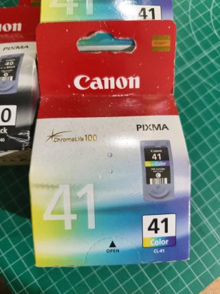 Pack 2 Tintas Canon 41 Color y 40 Negro
