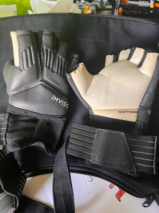 Guantes Portero Fútbol Sala Niño ralla