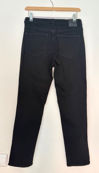 Massimo Dutti Pantalón Recto Negro