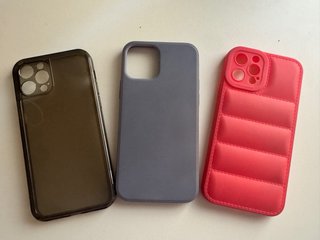 Pack 3 fundas iPhone 12 Pro