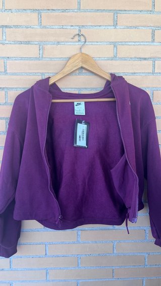 Sudadera Nike Morada Cremallera