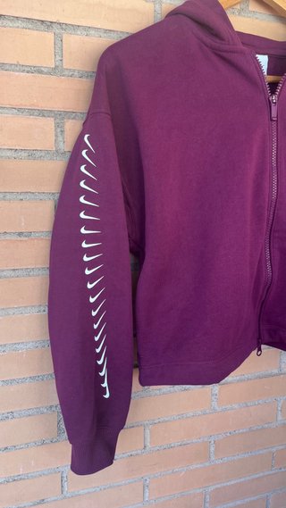 Sudadera Nike Morada Cremallera