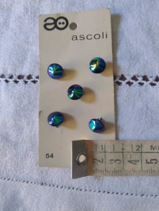 Set 5 Bottoni Vintage Ascoli
