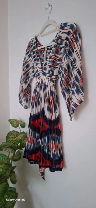 Vestido estampado multicolor