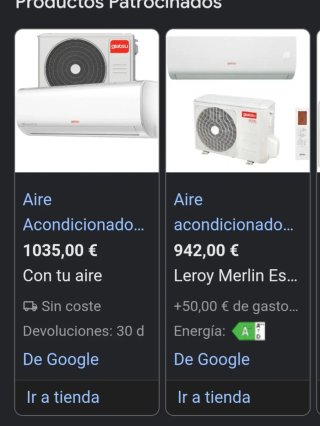 Aire Acondicionado Split Giatsu 6000 Frigorías