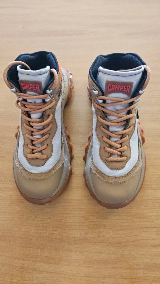 Botines Camper Karst Trek Beige/Marrón