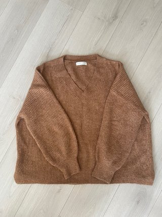 Jersey oversize marrón