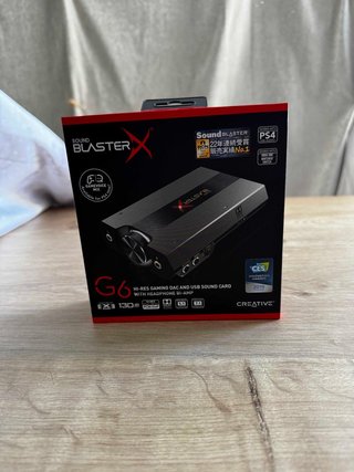 SENZA APRIRE: Creative Sound BlasterX G6 7.1 USB DAC