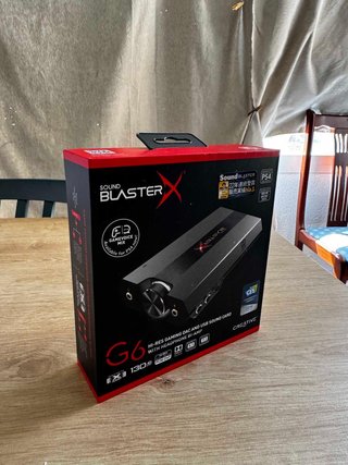 SENZA APRIRE: Creative Sound BlasterX G6 7.1 USB DAC