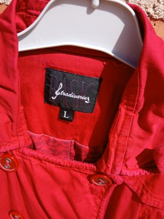 Gabardina JASION Roja Talla L