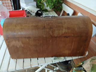 Tapadera máquina de coser Alfa madera