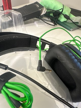 Cascos Razer Negros y Verdes