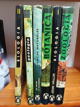 Serie de libros de ciencias naturales