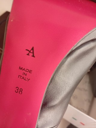 Zapatos tacón alto mujer 38 marca italiana