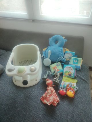 Pack Accesorios Bebé: Silla Paseo, Bañera, Gimnasi