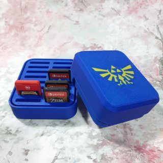Estuche Nintendo Switch Azul Trifuerza
