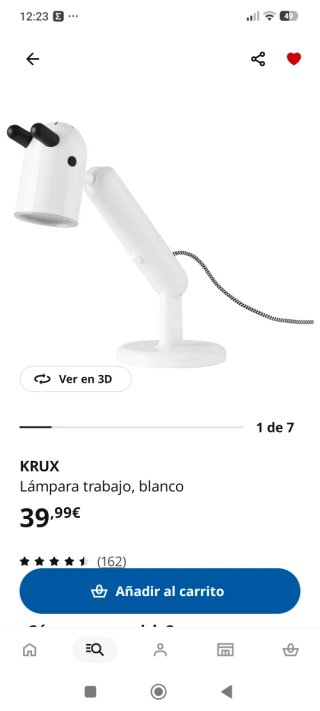 Lámpara Escritorio Krux Ikea