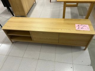 Mueble TV 2 puertas madera