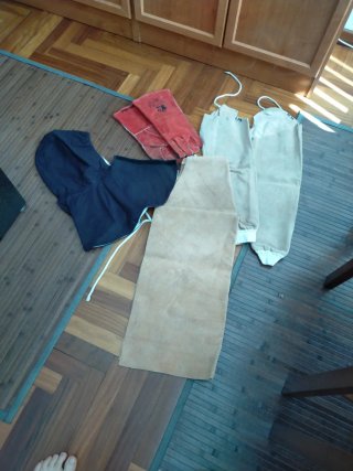 Ropa protectora soldador