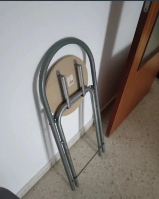 Taburete silla barra cocina beige/gris