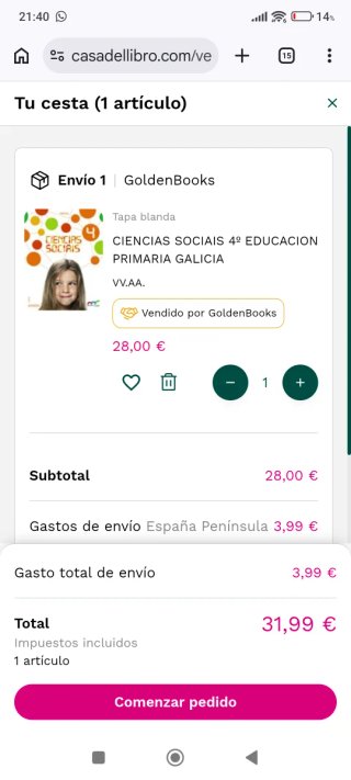 Ciencias sociais, 4 Primaria.