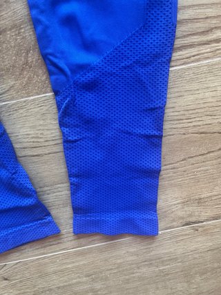 Completo sportivo seamless blu elettrico M
