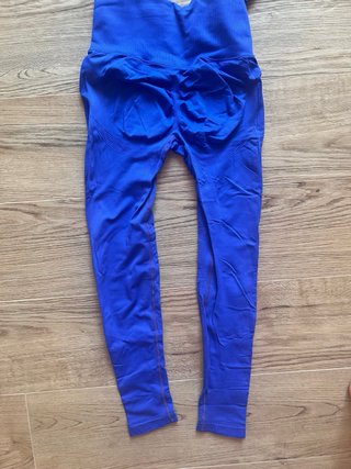 Completo sportivo seamless blu elettrico M