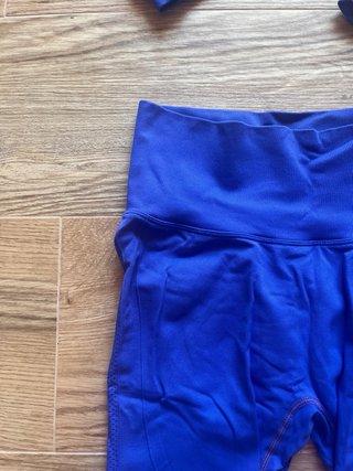 Completo sportivo seamless blu elettrico M