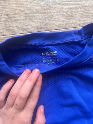 Completo sportivo seamless blu elettrico M