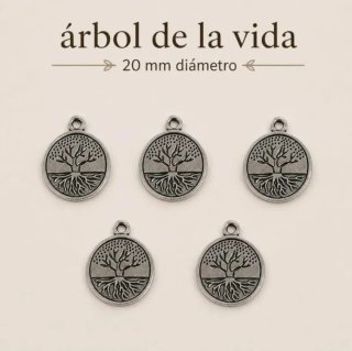 5 colgantes árbol de la vida