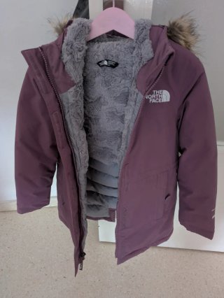 Parka The North Face niña Talla S Morado