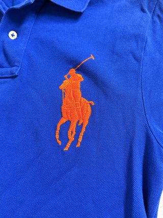 Polo Ralph Lauren Talla S Naranja/Azul