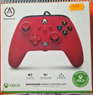 Mando PowerA Xbox Enhanced Rojo