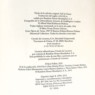 La Caída de los Gigantes, Ken Follet (Spanish Ed.)
