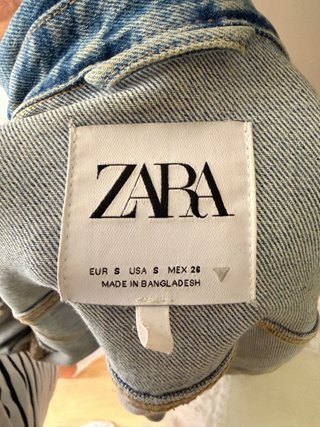 Cazadora vaquera Zara