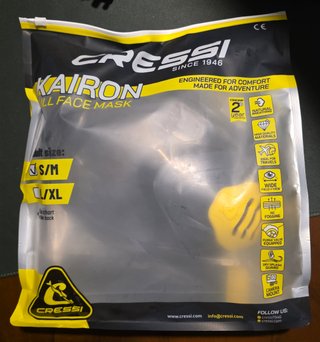 Maschera integrale CRESSI S-M Nero/Giallo