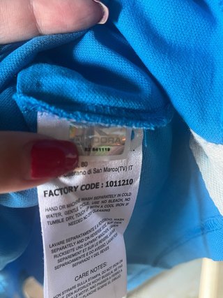 Polo Diadora Blu Taglia L