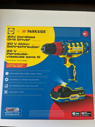 Taladro Atornillador Parkside 20V Edición limitada