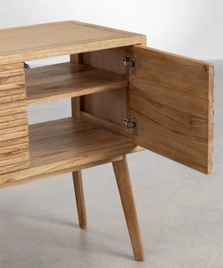 SKLUM Conjunto de mueble de baño 90x45 cm madera